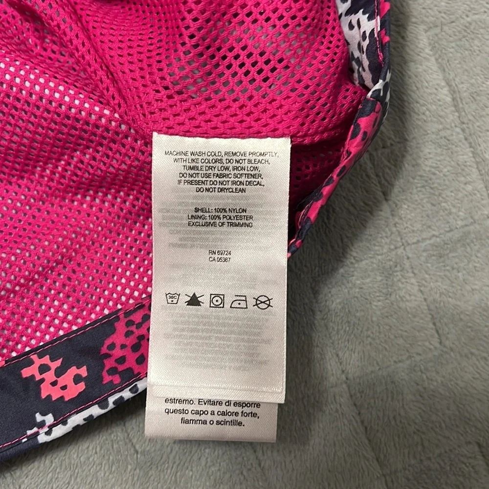 Columbia Hooded Jacket, Windbreaker, Rain, Pink, Gray, Lightweight, Size XL - Picture 8 of 10